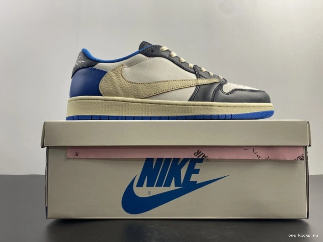 Cheap Travis Low x 1 Fragment DM7866-140 Retro Jordan Air Design Scott x 0805